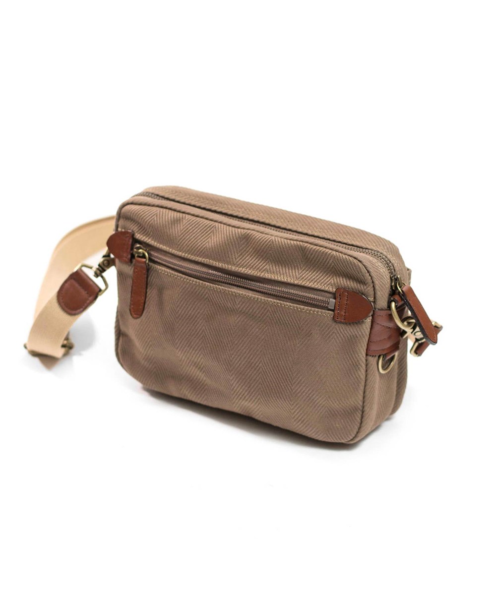 シルバーレイククラブ ヘリンボーン ショルダーバッグ 23cm