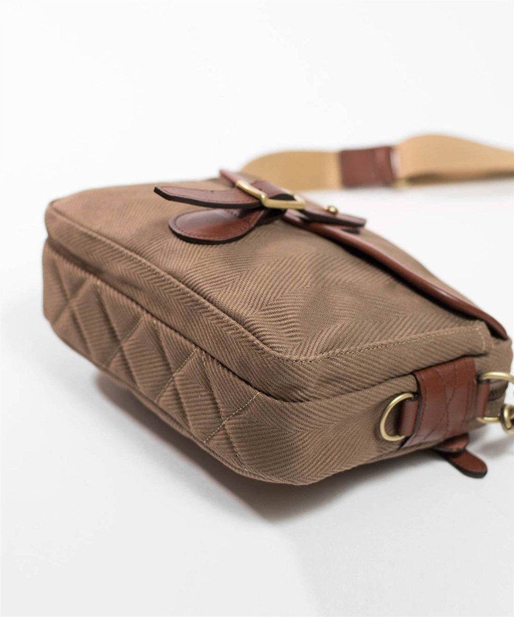 シルバーレイククラブ ヘリンボーン ショルダーバッグ 23cm