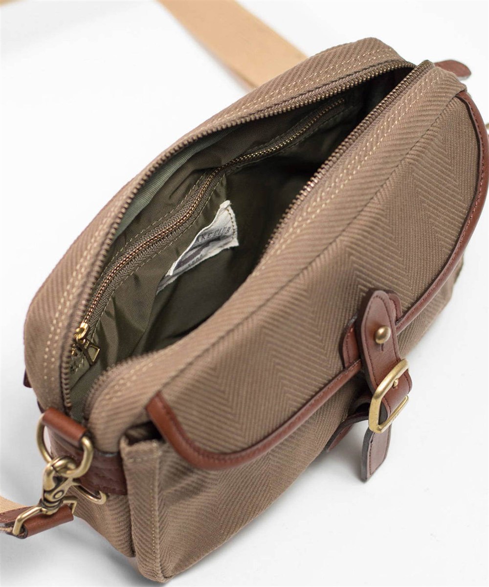 シルバーレイククラブ ヘリンボーン ショルダーバッグ 23cm