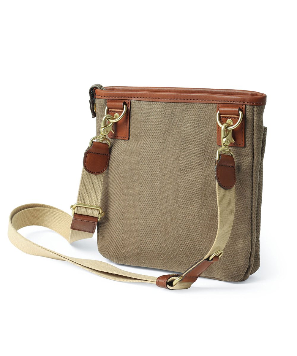 シルバーレイククラブ ヘリンボーン ショルダーバッグ 22cm