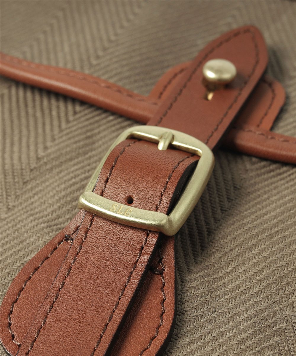 シルバーレイククラブ ヘリンボーン ショルダーバッグ 22cm