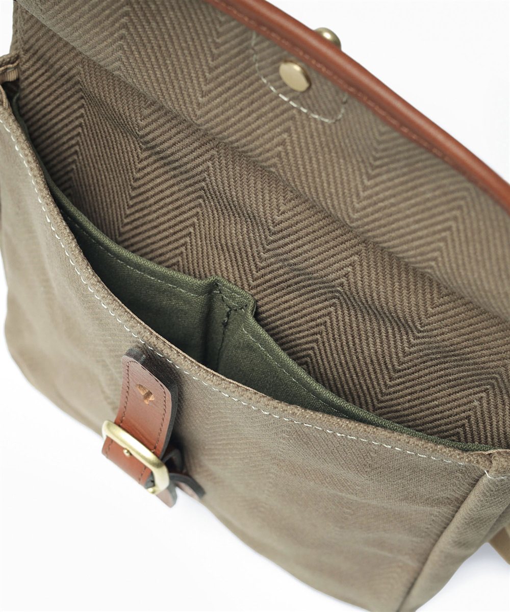 シルバーレイククラブ ヘリンボーン ショルダーバッグ 22cm