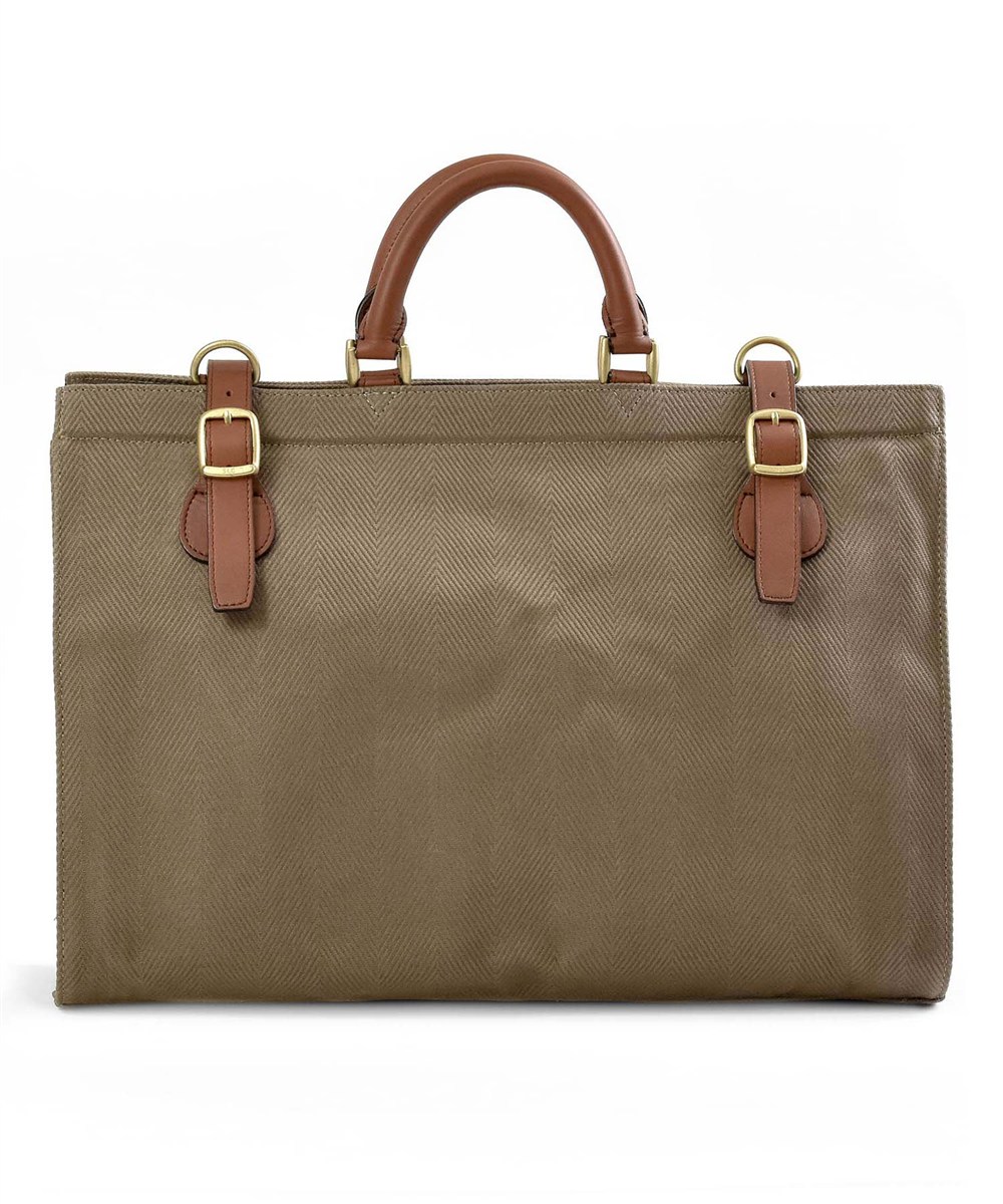 シルバーレイククラブ ヘリンボーン ボストンバッグ 42cm