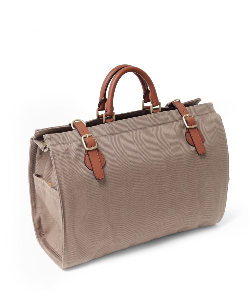 シルバーレイククラブ ヘリンボーン ボストンバッグ 45cm