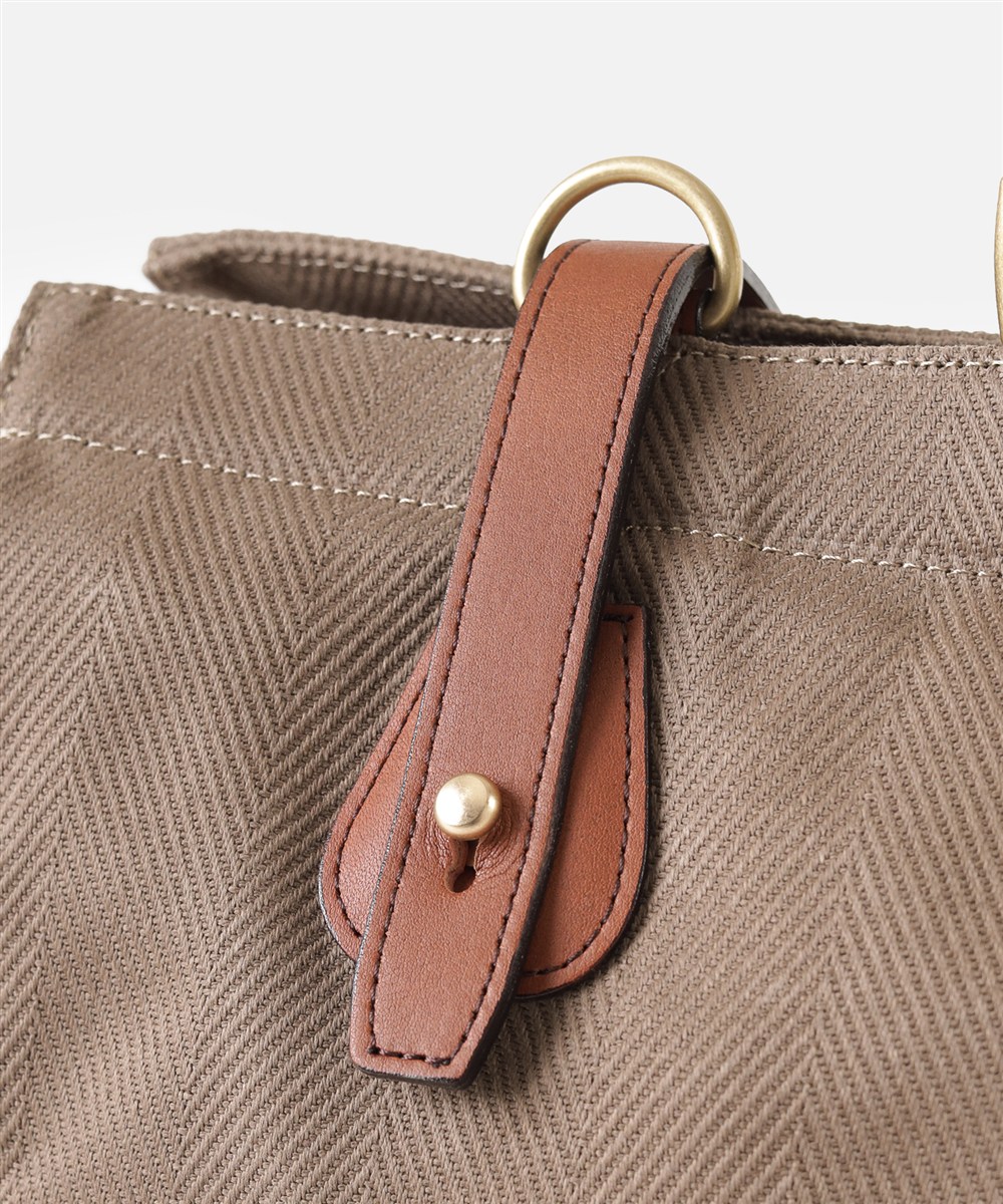 シルバーレイククラブ ヘリンボーン ボストンバッグ 45cm