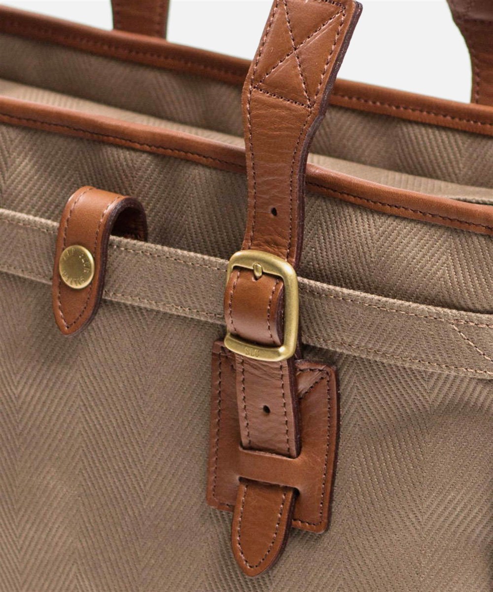 シルバーレイククラブ ヘリンボーン トートバッグ A4ジャスト