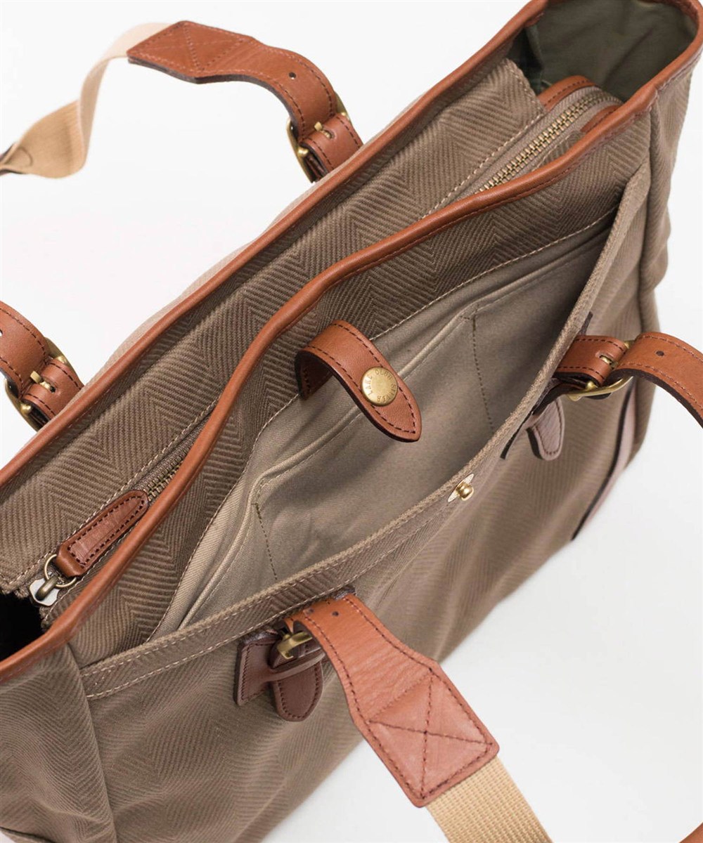 シルバーレイククラブ ヘリンボーン トートバッグ A4ジャスト