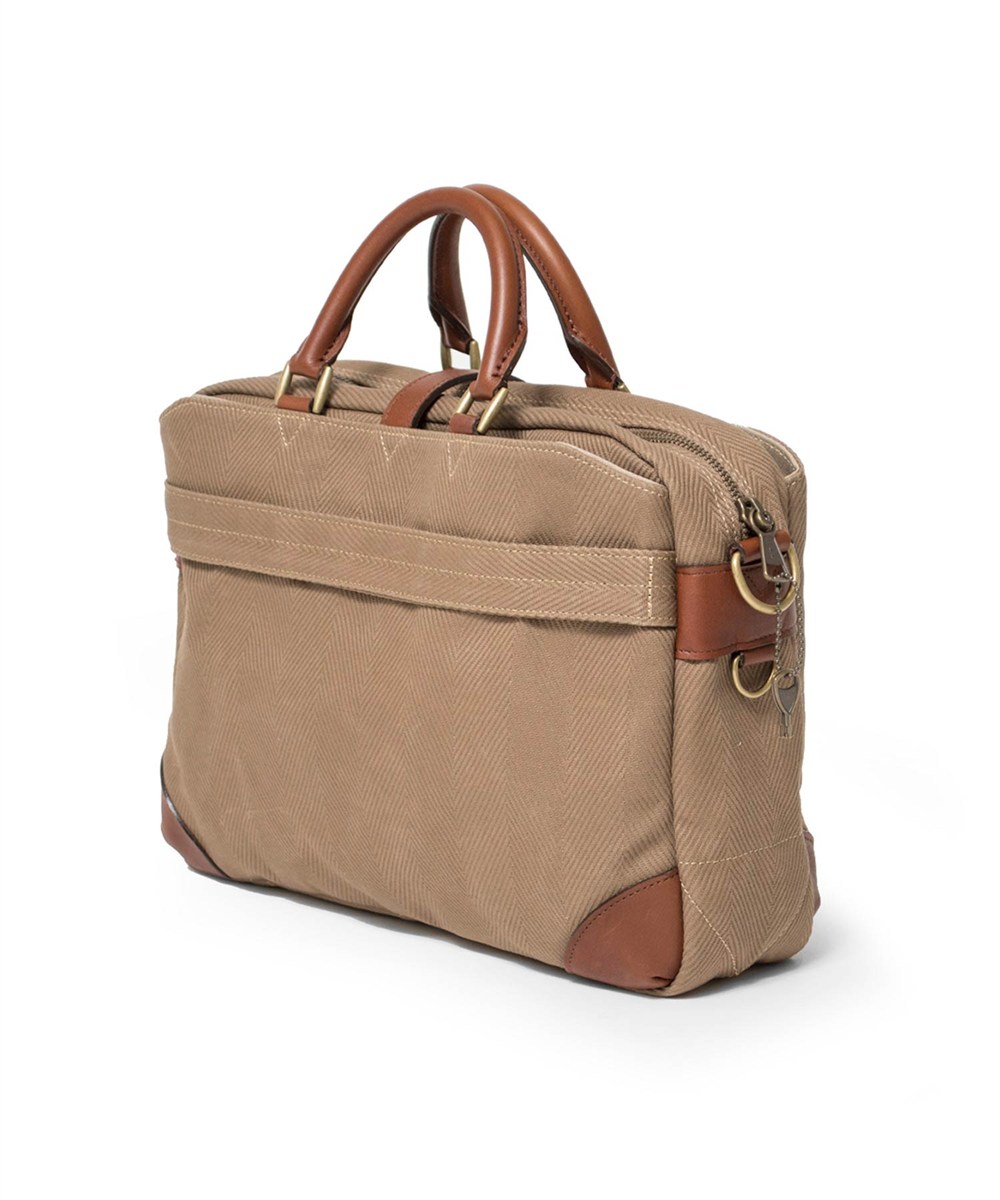 シルバーレイククラブ ヘリンボーン ビジネスバッグ A4ジャスト セットアップ対応