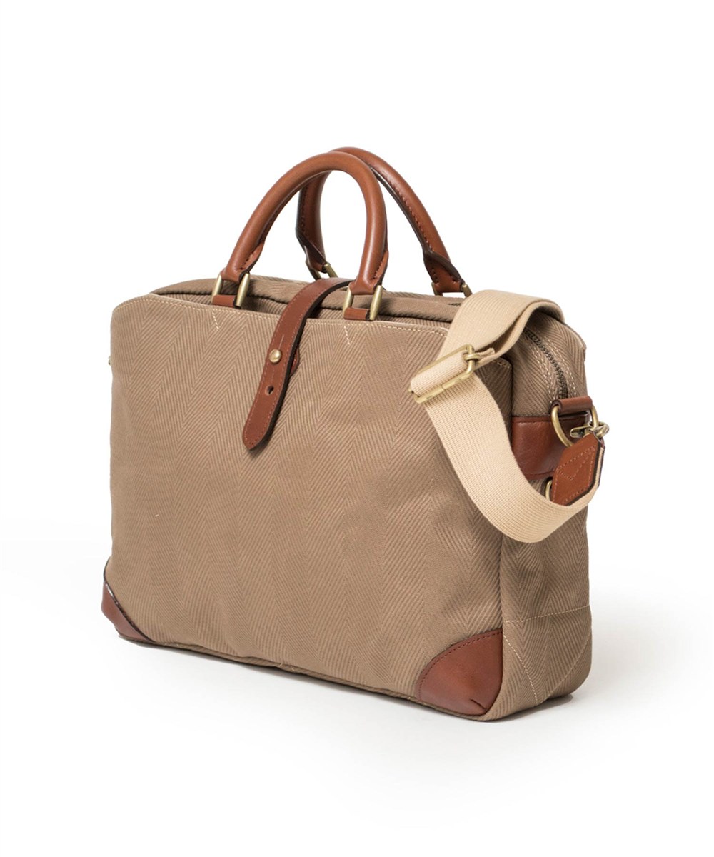 シルバーレイククラブ ヘリンボーン ビジネスバッグ A4ジャスト セットアップ対応