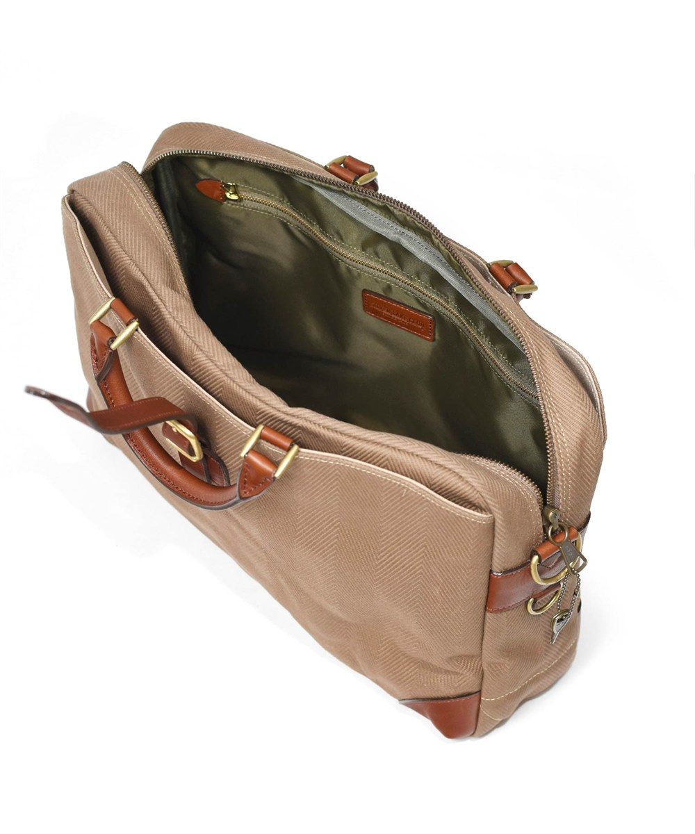 シルバーレイククラブ ヘリンボーン ビジネスバッグ A4 セットアップ対応