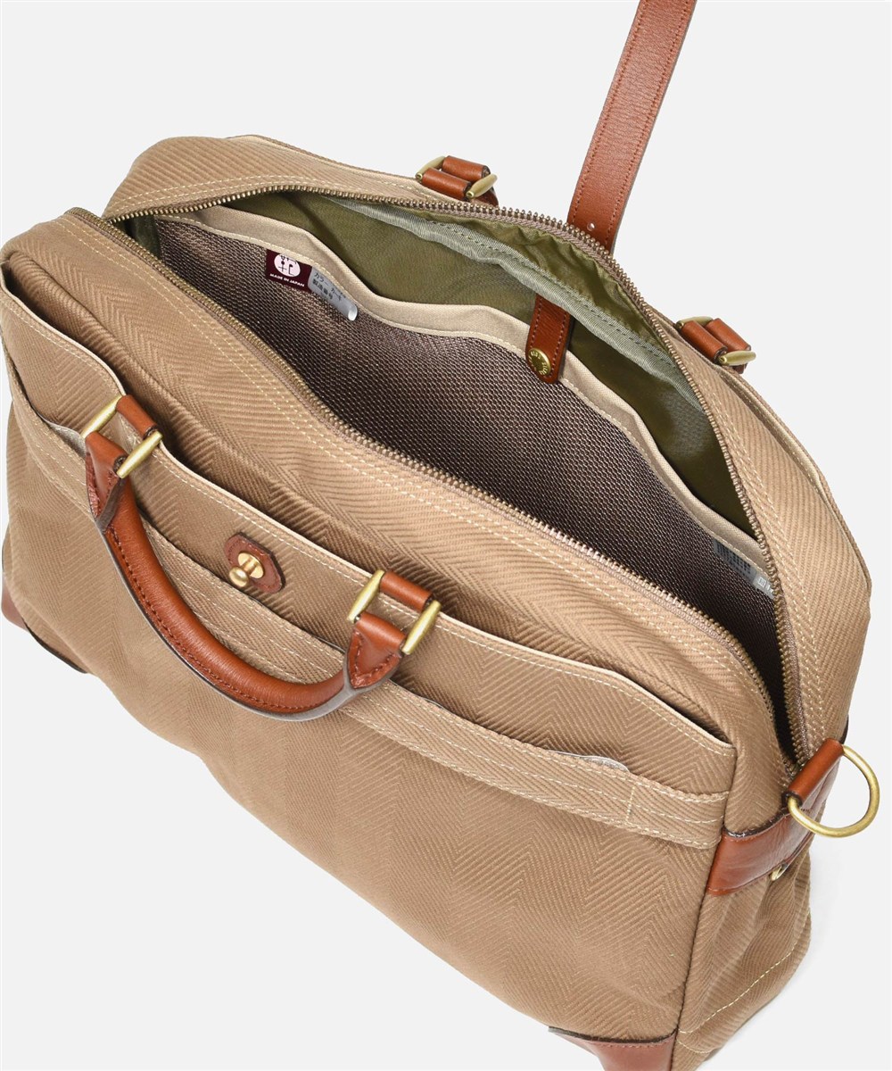 シルバーレイククラブ ヘリンボーン ビジネスバッグ A4 セットアップ対応