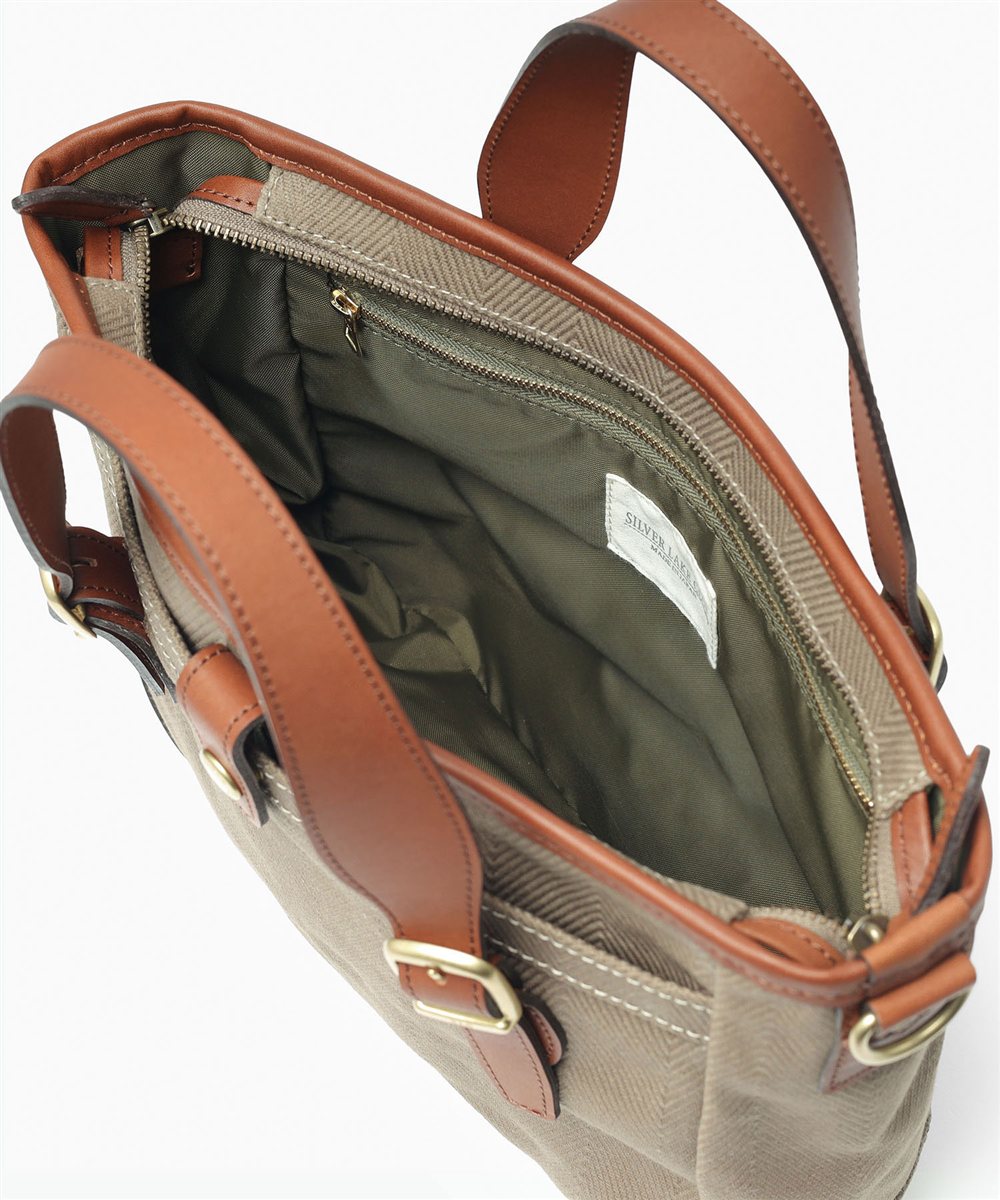 シルバーレイククラブ ヘリンボーン ドライビングトートバッグ 26cm