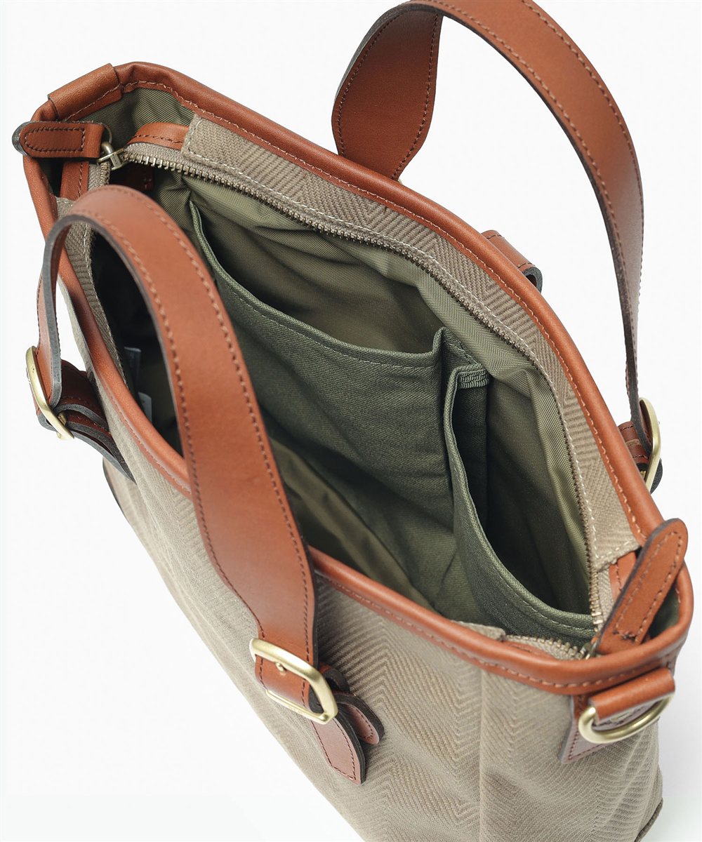 シルバーレイククラブ ヘリンボーン ドライビングトートバッグ 26cm