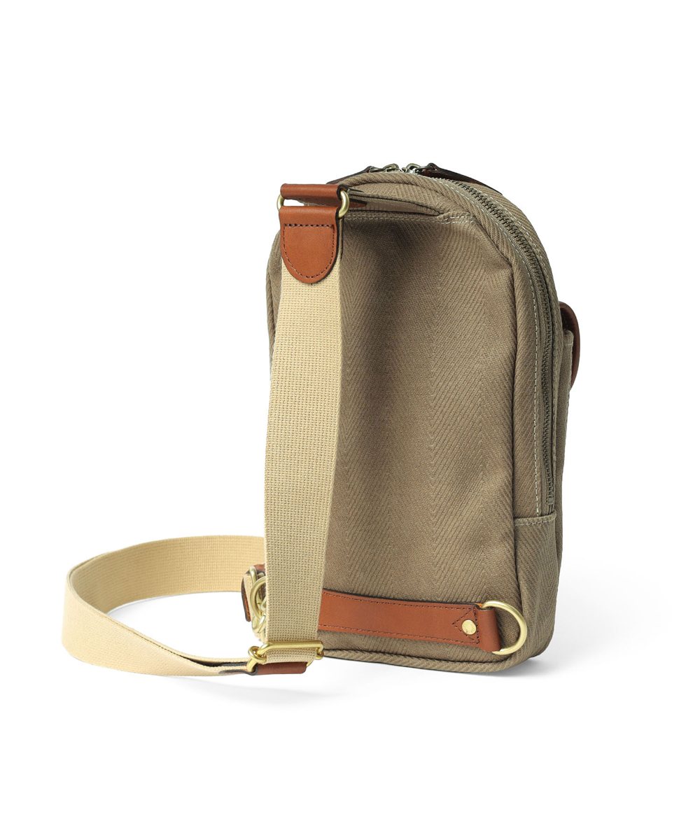 シルバーレイククラブ ヘリンボーン ワンショルダーバッグ 17cm