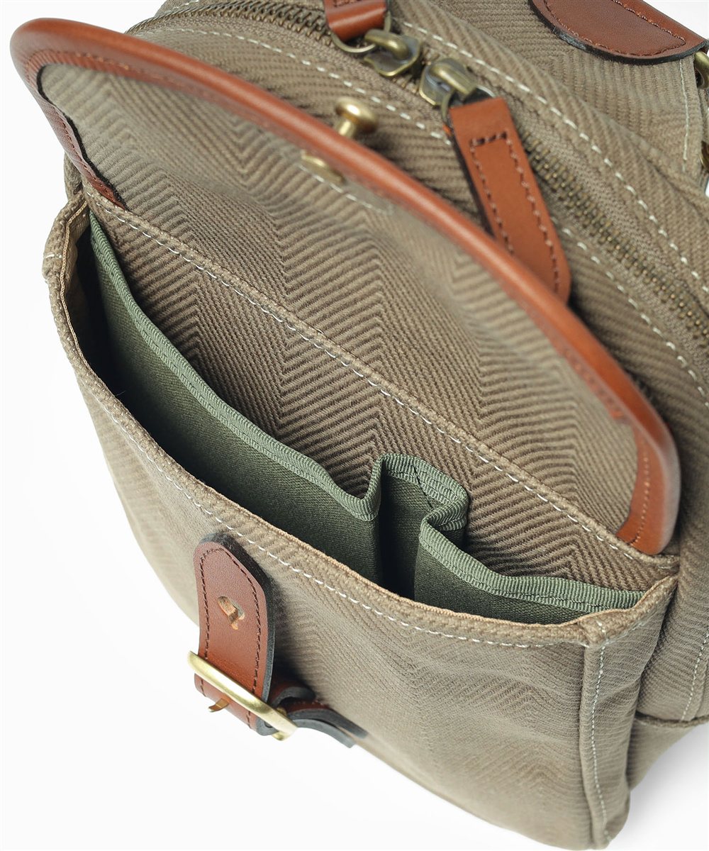 シルバーレイククラブ ヘリンボーン ワンショルダーバッグ 17cm