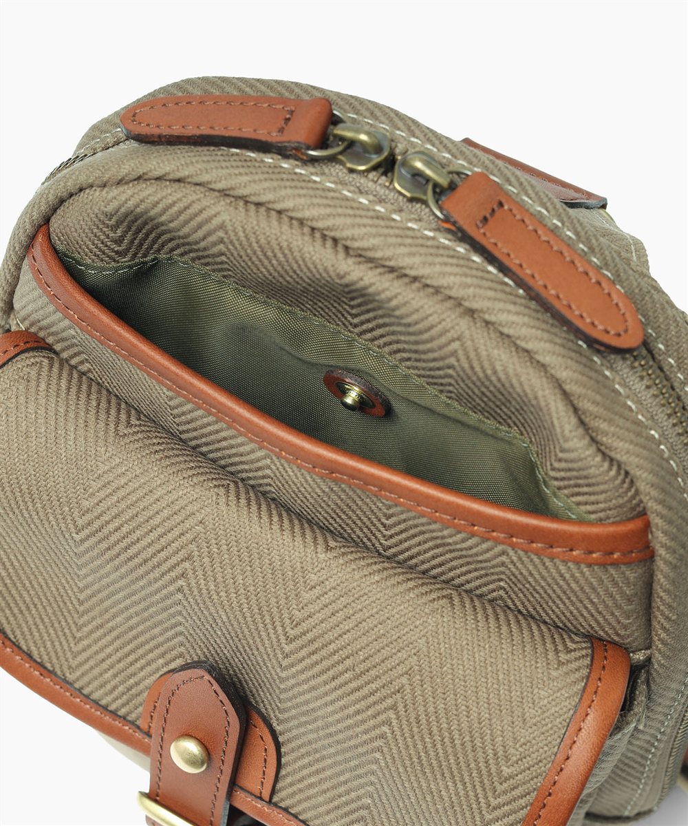 シルバーレイククラブ ヘリンボーン ワンショルダーバッグ 17cm