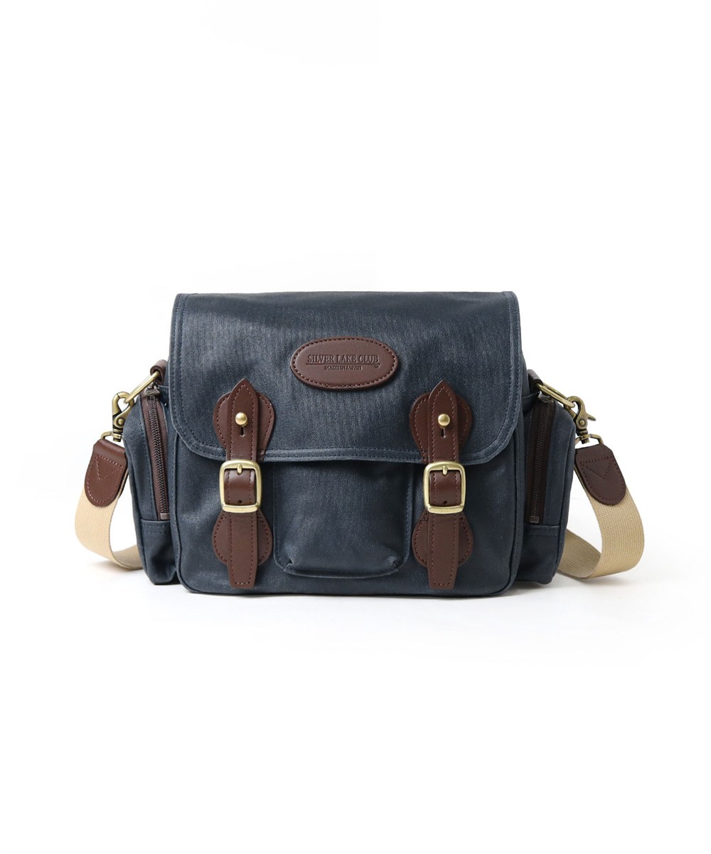シルバーレイククラブ オイルパラフィン帆布 ショルダーバッグ 23cm