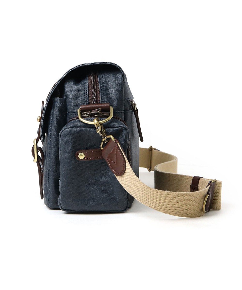 シルバーレイククラブ オイルパラフィン帆布 ショルダーバッグ 23cm