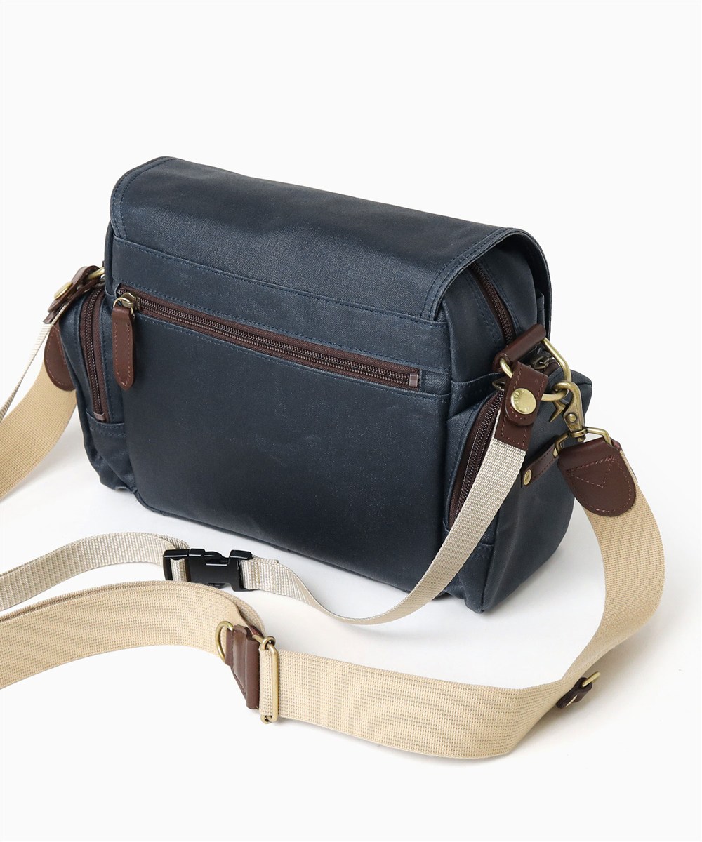 シルバーレイククラブ オイルパラフィン帆布 ショルダーバッグ 23cm