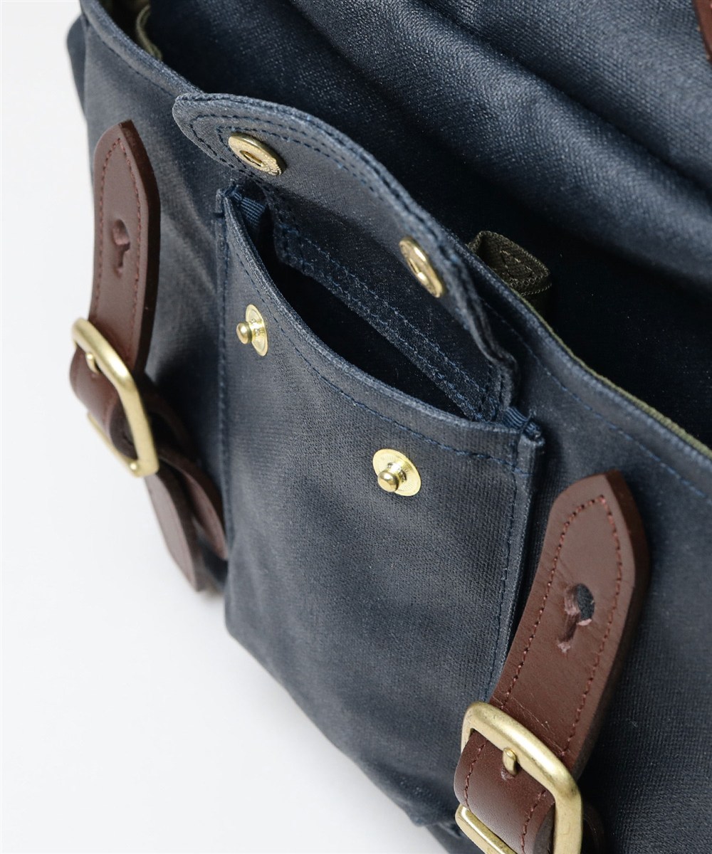 シルバーレイククラブ オイルパラフィン帆布 ショルダーバッグ 23cm