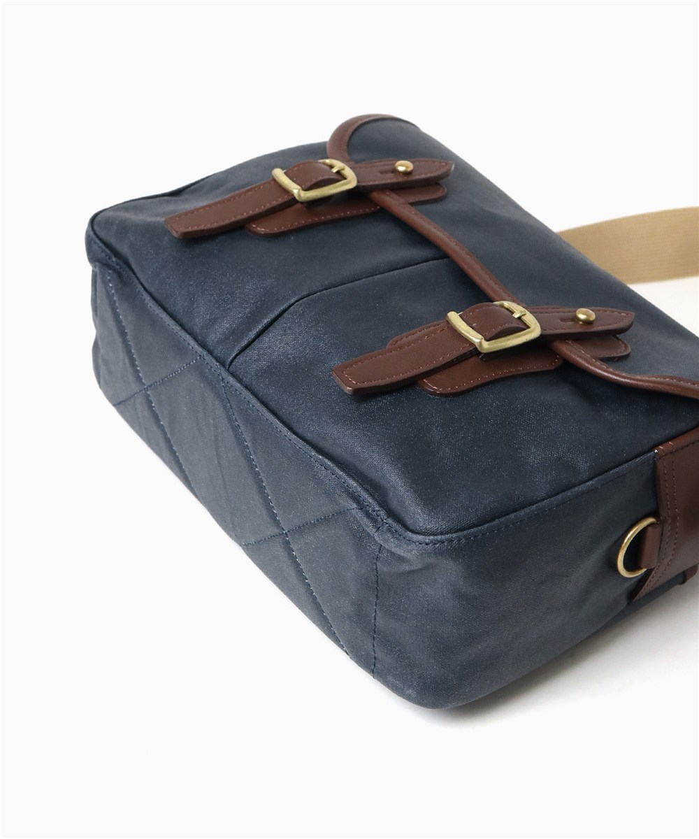 シルバーレイククラブ オイルパラフィン帆布 ショルダーバッグ 30cm