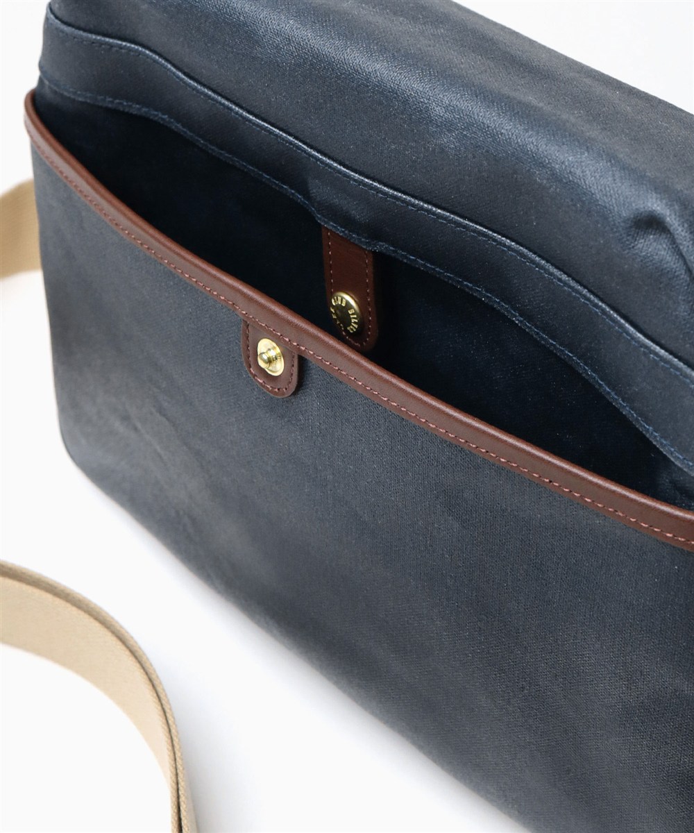 シルバーレイククラブ オイルパラフィン帆布 ショルダーバッグ 30cm