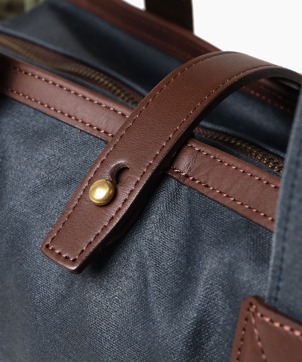 シルバーレイククラブ オイルパラフィン帆布 トートバッグ B4