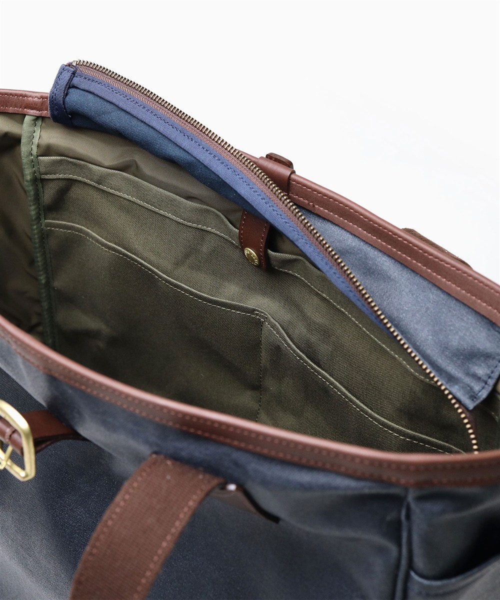 シルバーレイククラブ オイルパラフィン帆布 トートバッグ B4