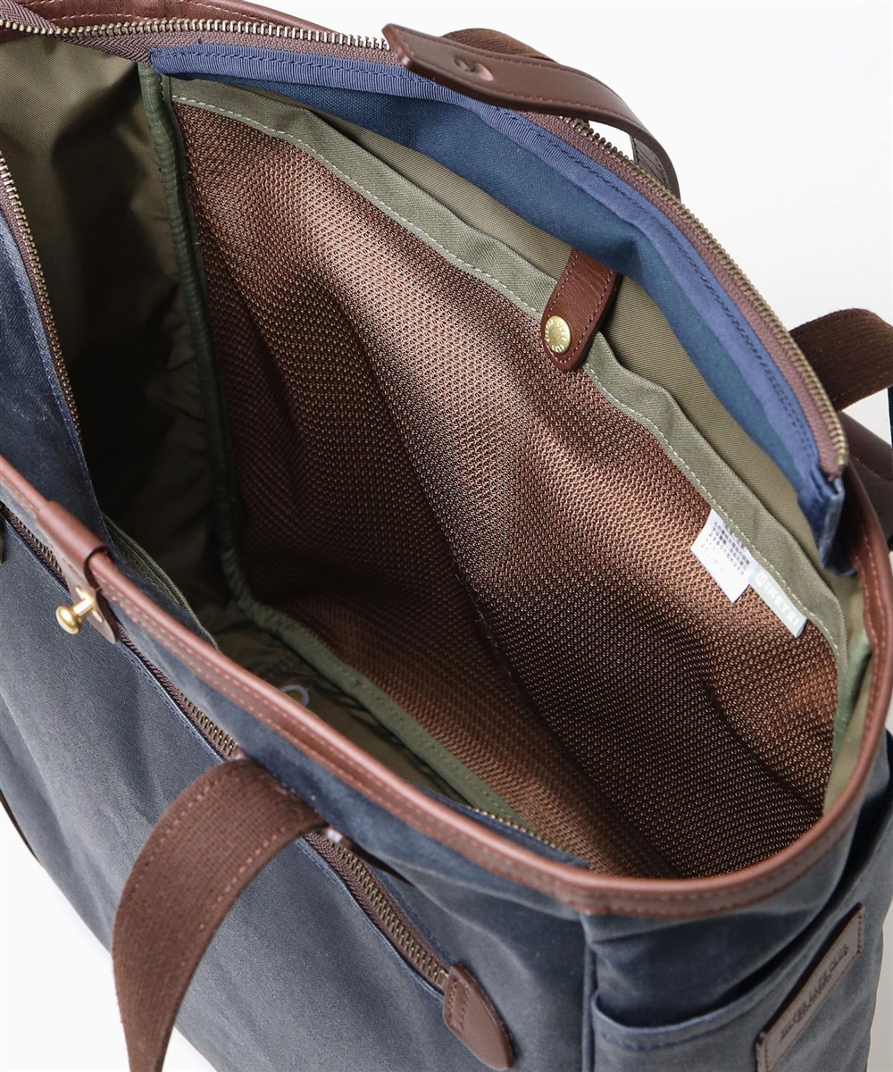 シルバーレイククラブ オイルパラフィン帆布 トートバッグ B4