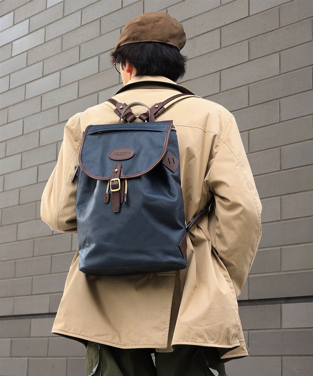 シルバーレイククラブ オイルパラフィン帆布 リュック B4