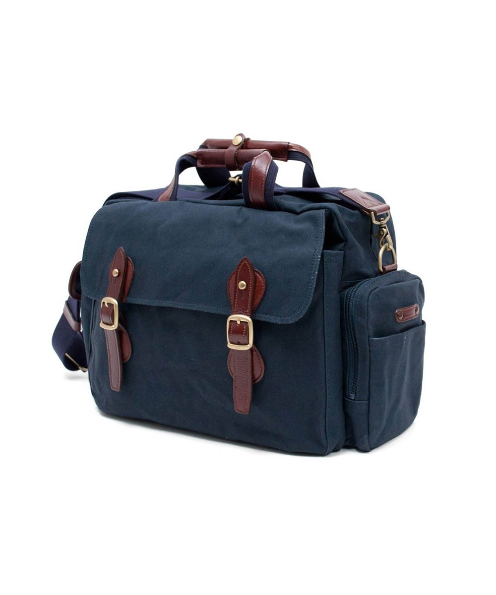 シルバーレイククラブ 9号帆布ネイビー ボストンバッグ 36cm