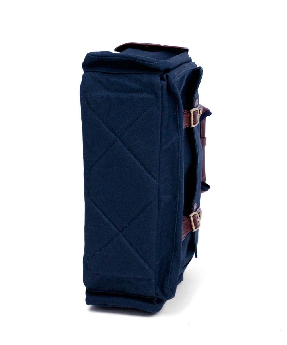 シルバーレイククラブ 9号帆布ネイビー ボストンバッグ 36cm