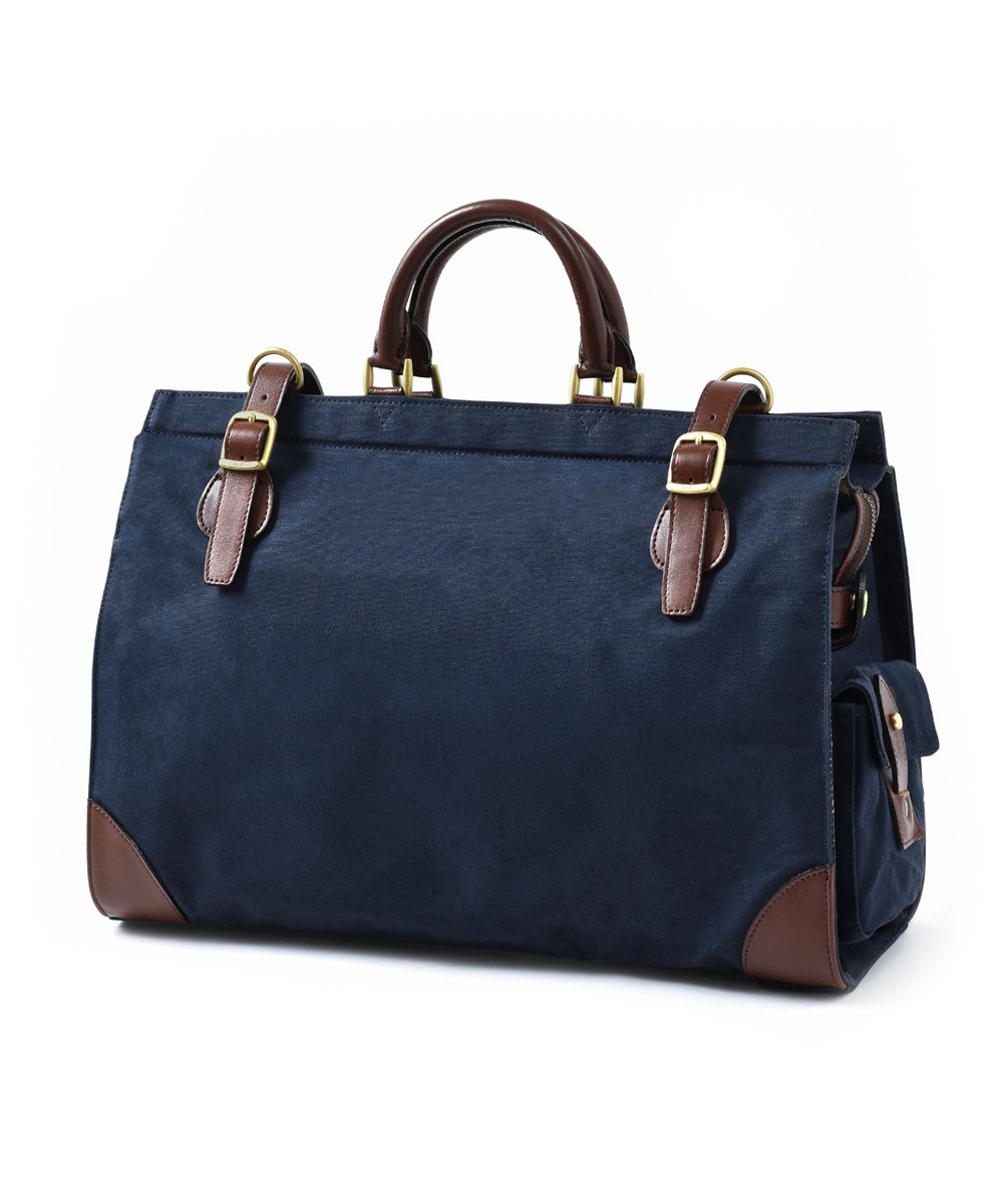 シルバーレイククラブ 9号帆布ネイビー ボストンバッグ 40cm