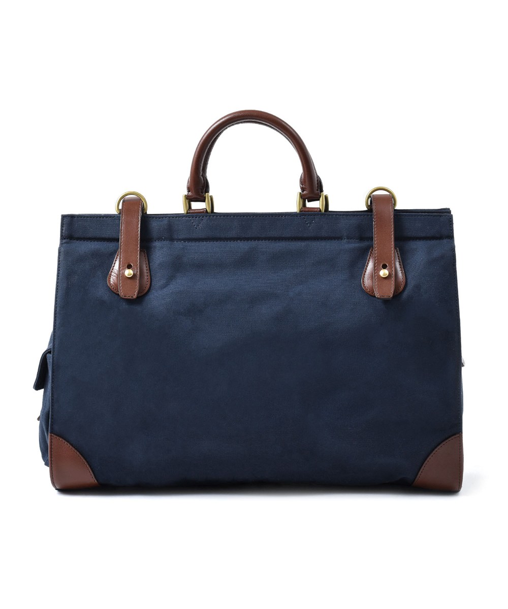 シルバーレイククラブ 9号帆布ネイビー ボストンバッグ 40cm