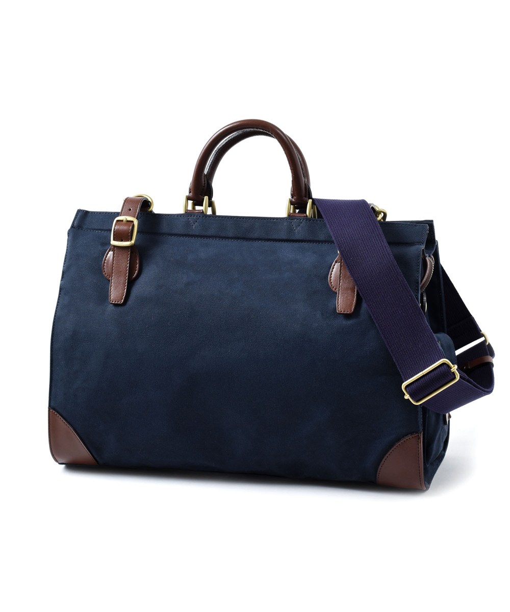 シルバーレイククラブ 9号帆布ネイビー ボストンバッグ 40cm