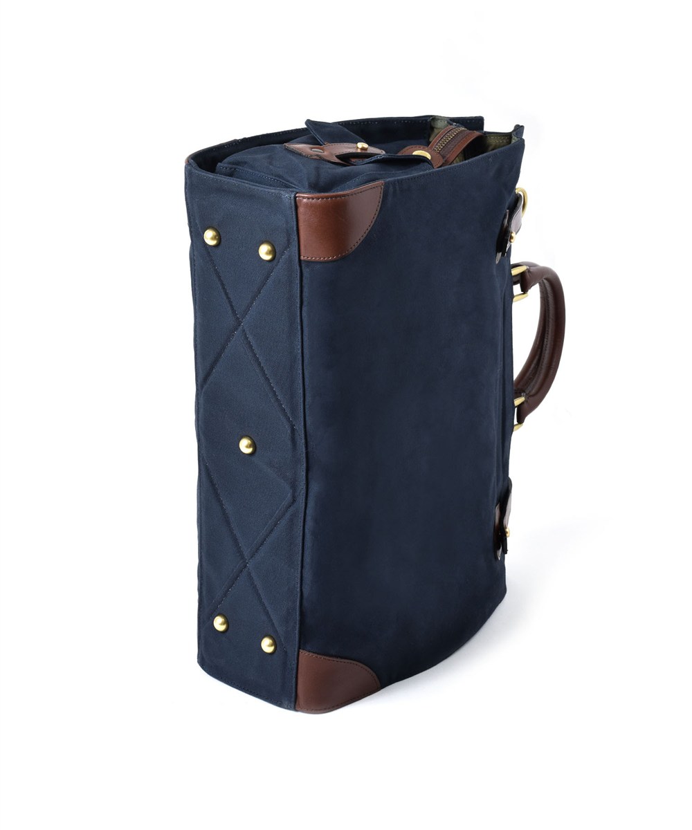 シルバーレイククラブ 9号帆布ネイビー ボストンバッグ 40cm