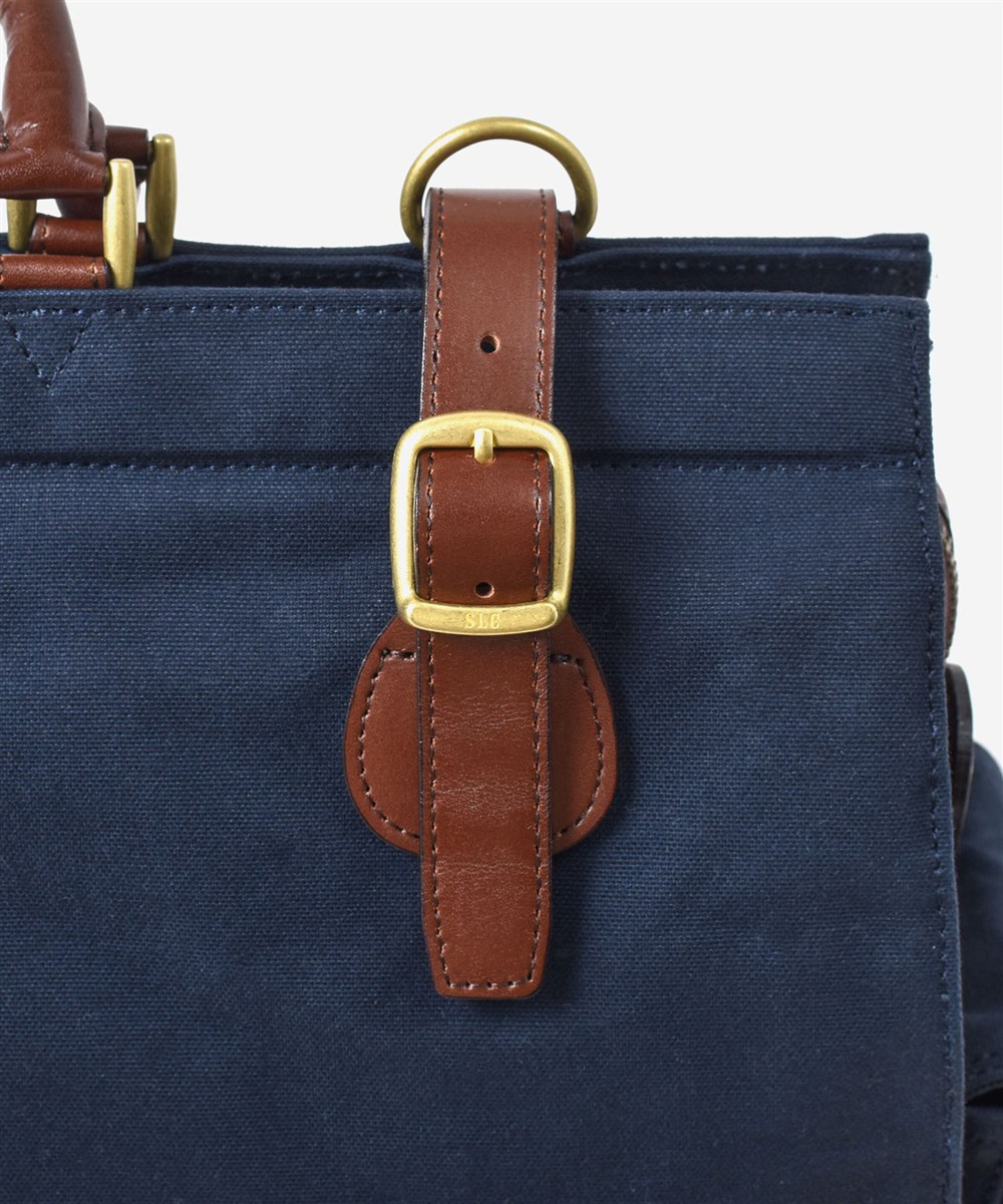 シルバーレイククラブ 9号帆布ネイビー ボストンバッグ 40cm