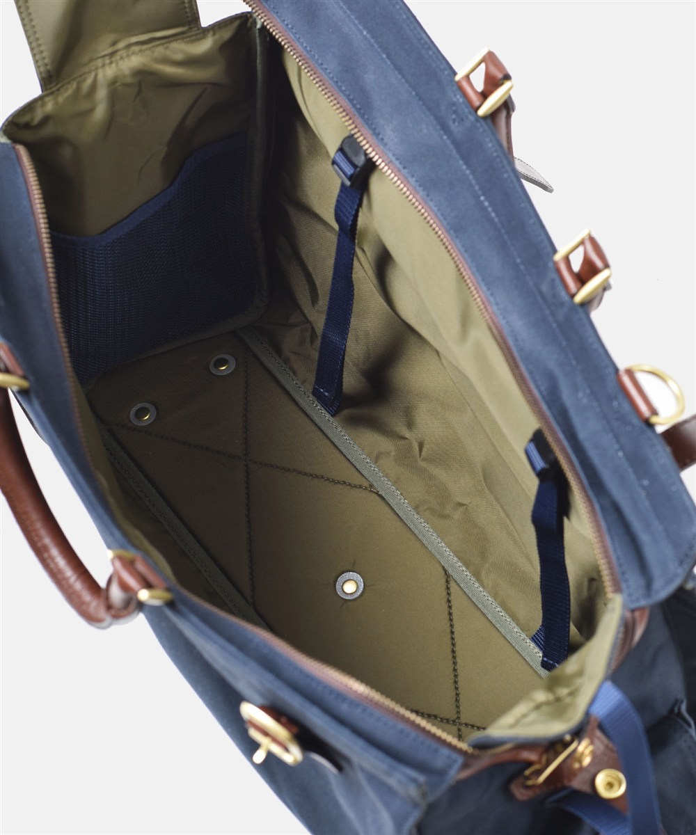 シルバーレイククラブ 9号帆布ネイビー ボストンバッグ 40cm