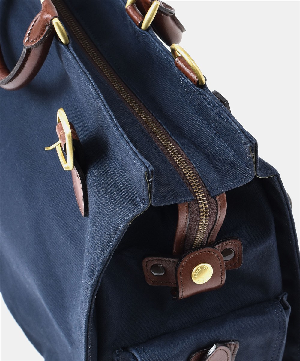 シルバーレイククラブ 9号帆布ネイビー ボストンバッグ 40cm