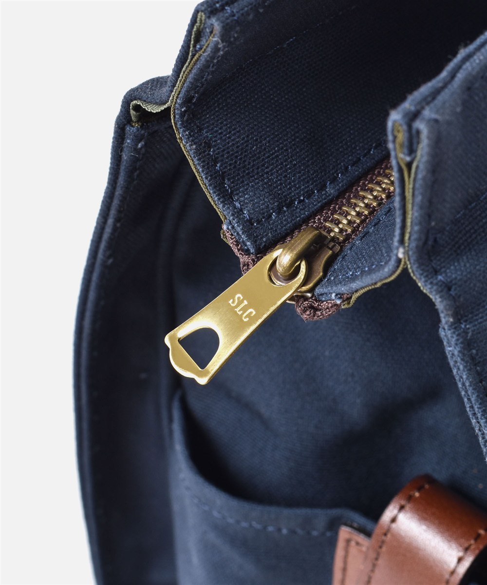 シルバーレイククラブ 9号帆布ネイビー ボストンバッグ 40cm