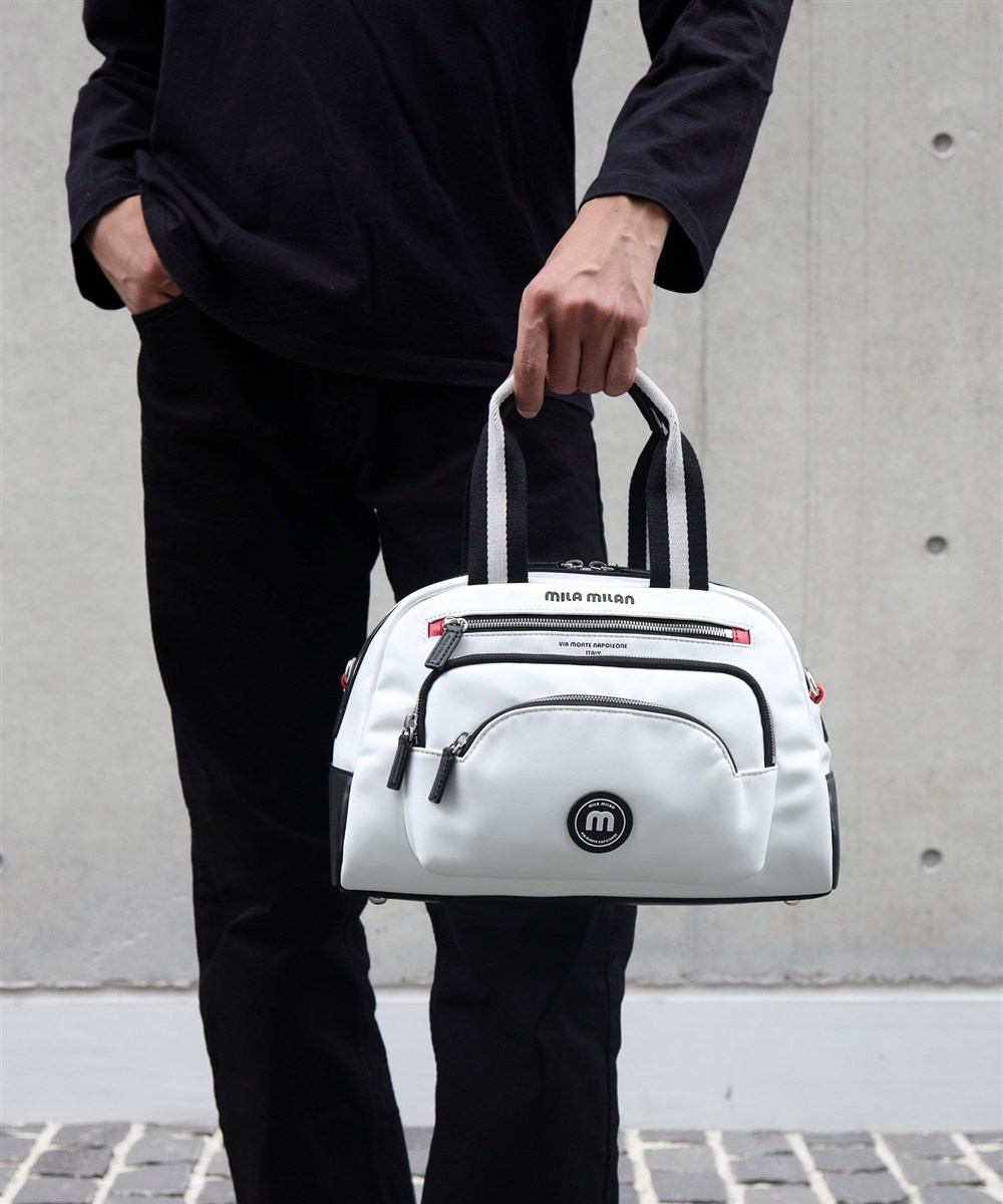 ミラ・ミラン ロッソ ミニボストンバッグ