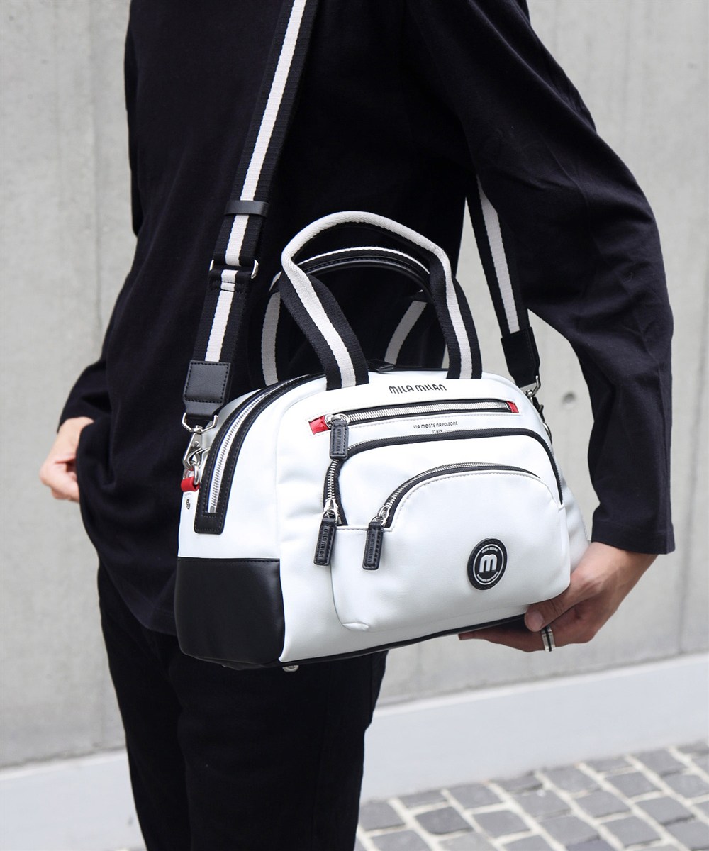 ミラ・ミラン ロッソ ミニボストンバッグ