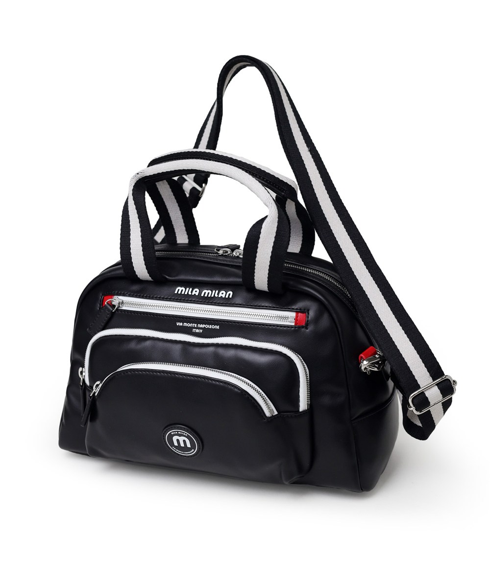 ミラ・ミラン ロッソ ミニボストンバッグ