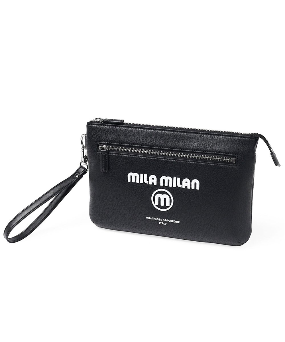 ミラ・ミラン ププリエ クラッチバッグ兼用ショルダーバッグ B5 2WAY