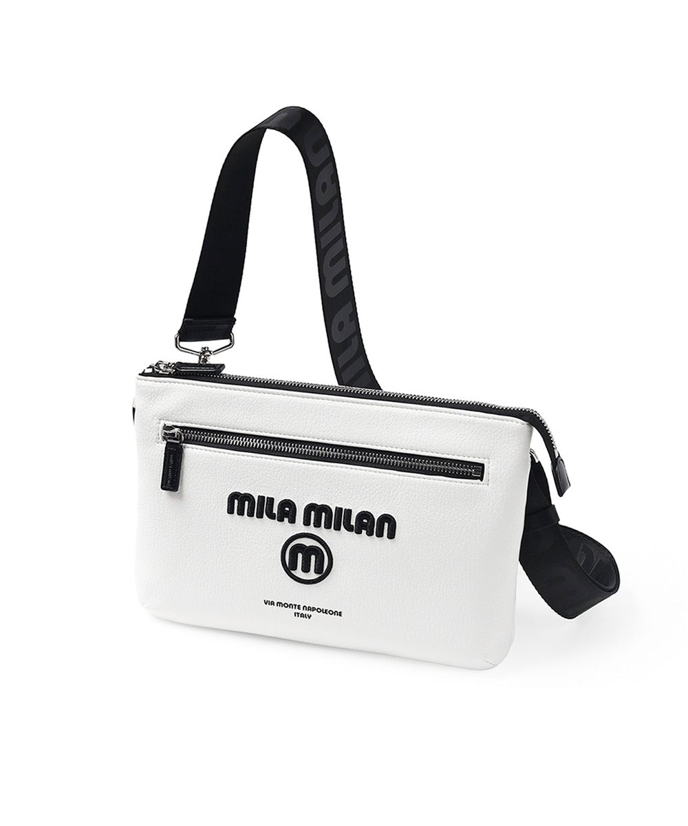 ミラ・ミラン ププリエ クラッチバッグ兼用ショルダーバッグ B5 2WAY