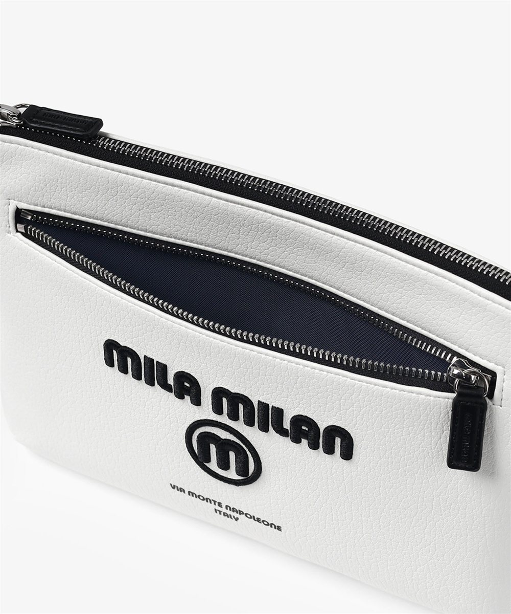 ミラ・ミラン ププリエ クラッチバッグ兼用ショルダーバッグ B5 2WAY