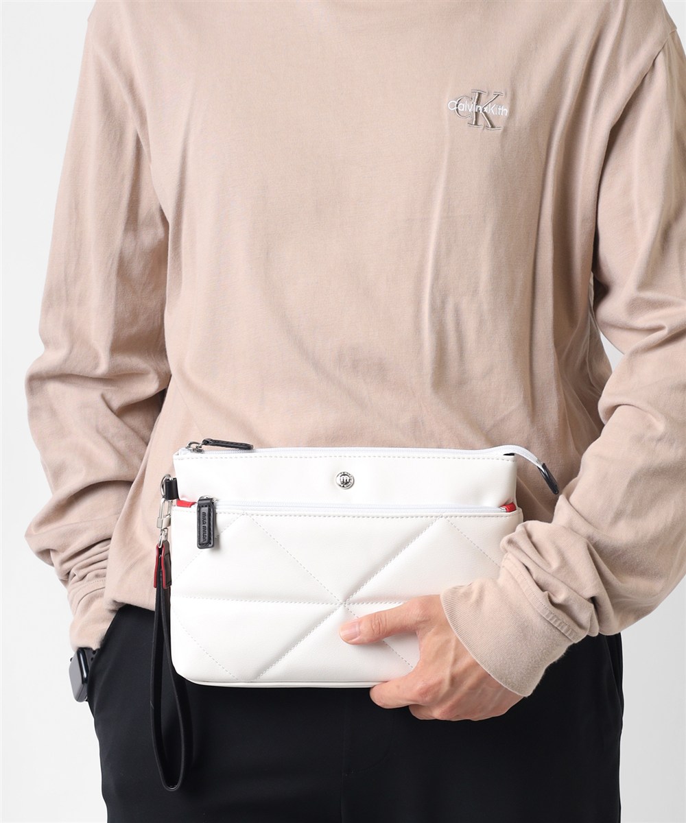 ミラ・ミラン テトラ クラッチ兼用 ショルダーバッグ