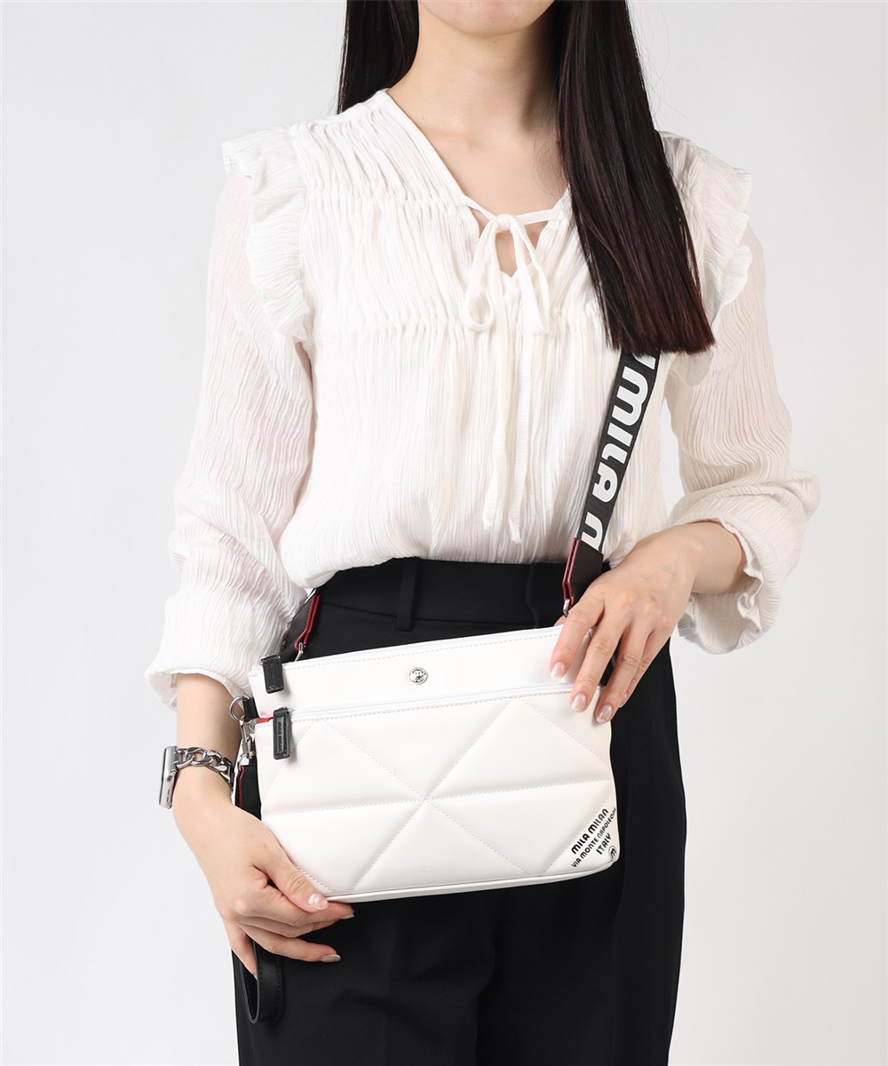 ミラ・ミラン テトラ クラッチ兼用 ショルダーバッグ