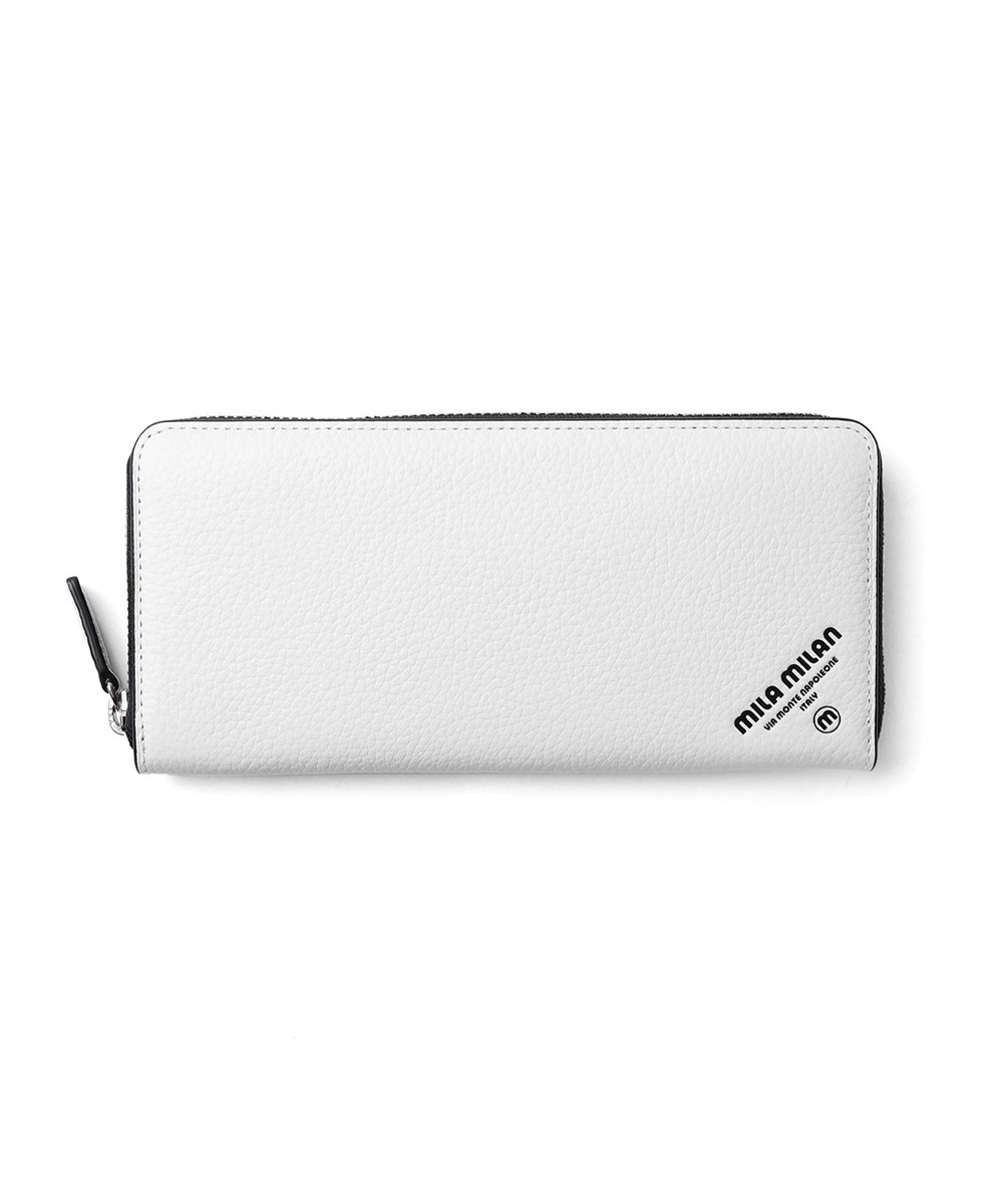 ミラ・ミラン コパー ラウンドファスナー長財布 カード段12