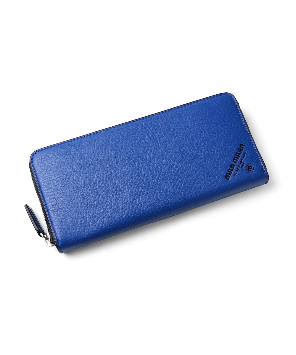 ミラ・ミラン コパー ラウンドファスナー長財布 カード段12